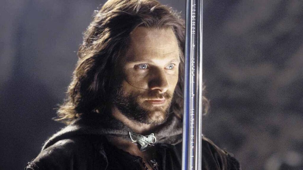 Aragorn juega un papel vital en la búsqueda de Gollum en los libros de Tolkien