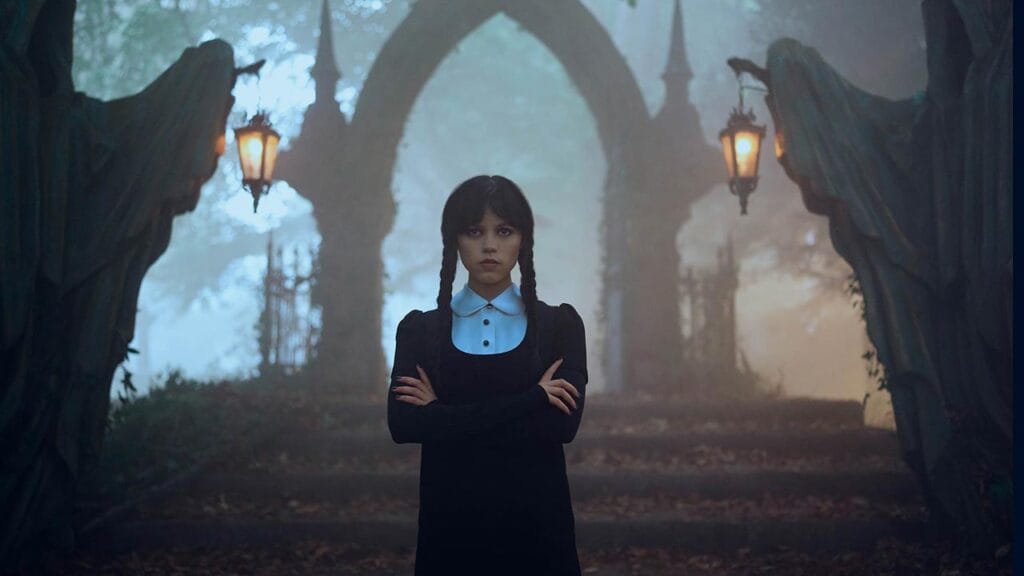 Jenna Ortega en la temporada 2 de Miércoles