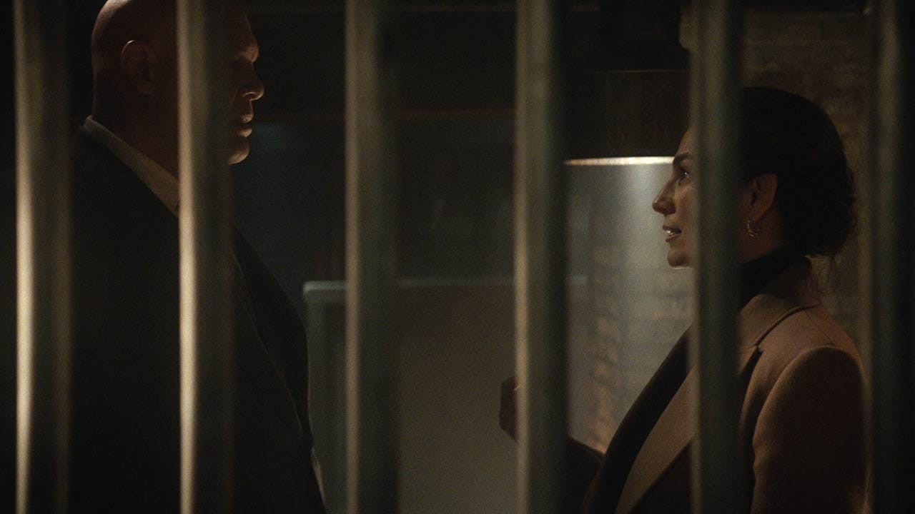 Vincent D'Onofrio como Wilson Fisk y Ayelet Zurer como Vanessa Fisk en Daredevil: Born Again