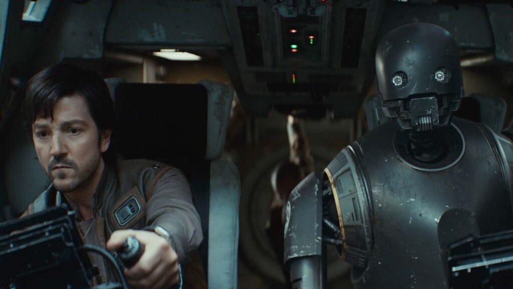 Diego Luna Como Cassian Andor y K en el episodio 11 de la temporada 2 de Andor