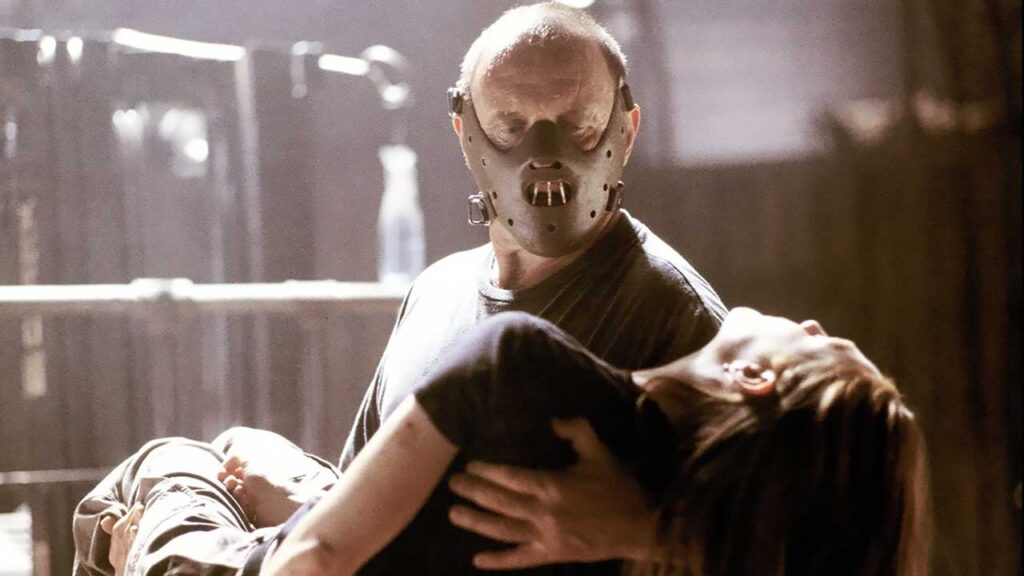 Anthony Hopkins y Julianne Moore en Hannibal