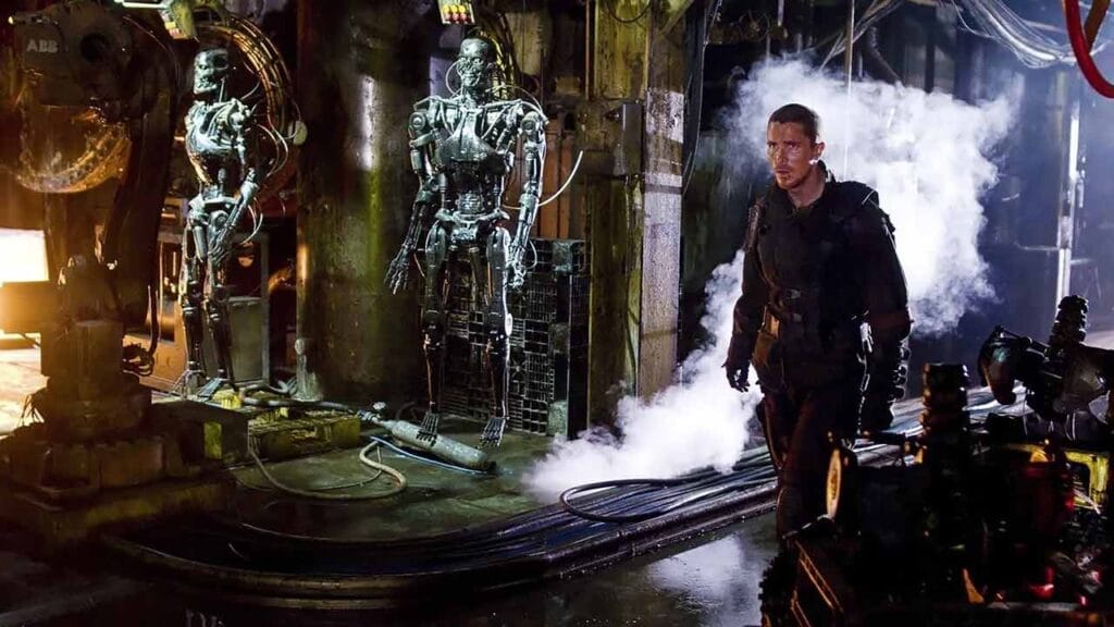 Christian Bale como Kyle Reese en Terminator: Salvation