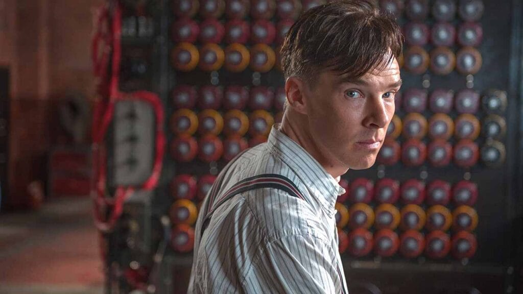 Benedict Cumberbatch como Alan Turing en The Imitation Game