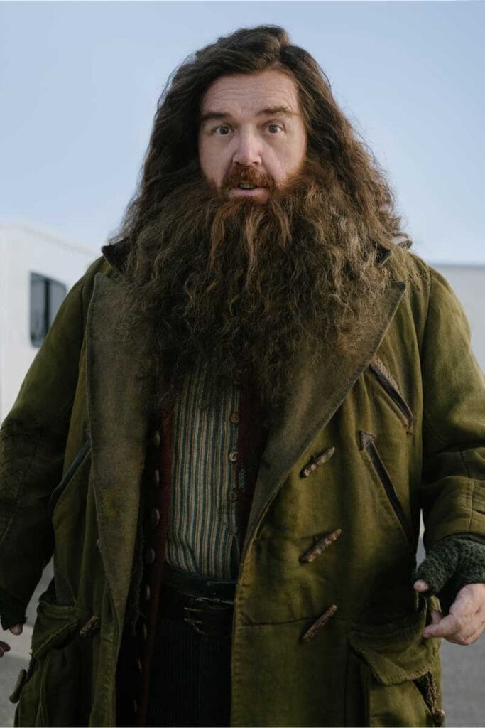 Nick Forst caracterizado como el nuevo Hagrid de la serie Harry Potter
