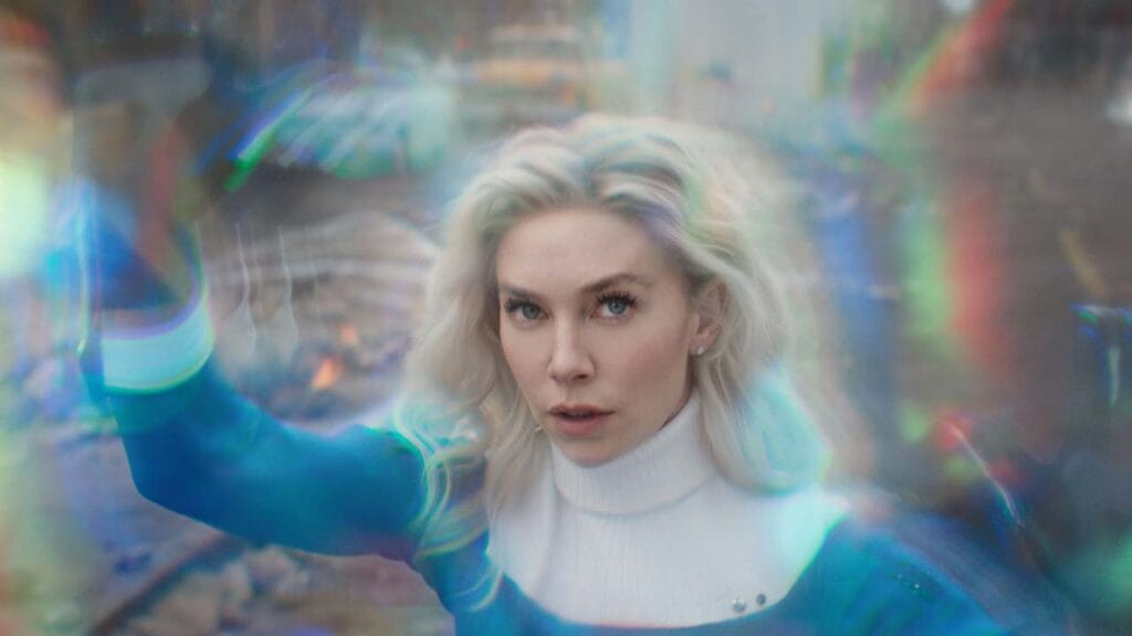 Vanessa Kirby como Sue Storm/Mujer Invisible en Los 4 Fantásticos: Primeros Pasos