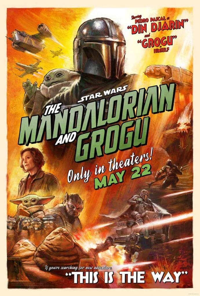 Póster de The Mandalorian y Grogu