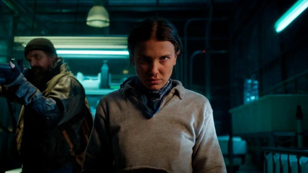 Hopper y Once se adentran en la base militar del Mundo del Revés