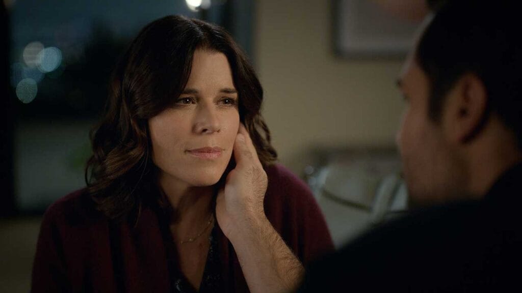 Neve Campbell en la nueva temporada de El abogado del Lincoln