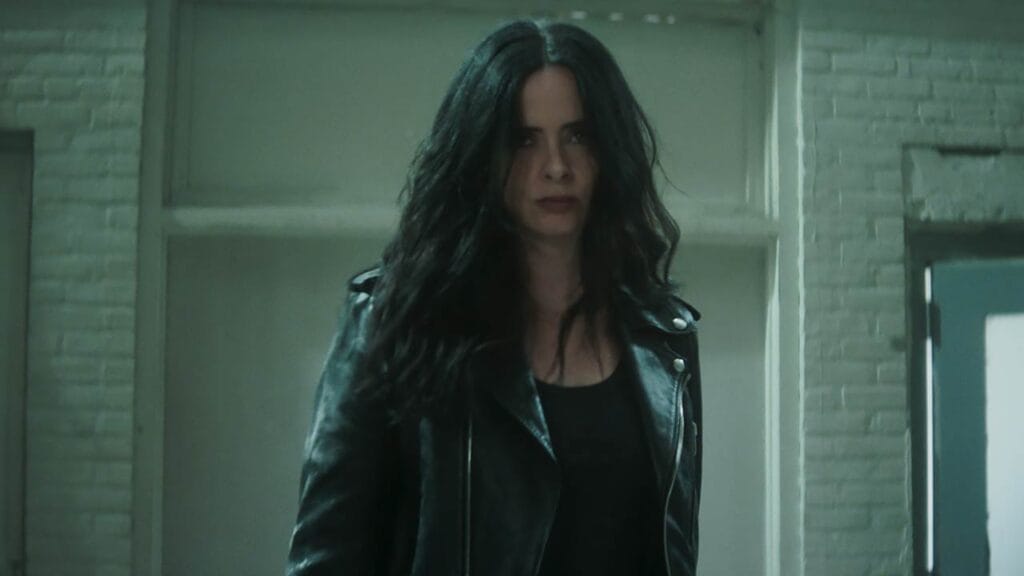 Krysten Ritter como Jessica Jones en la temporada 2 de Daredevil: Born Again