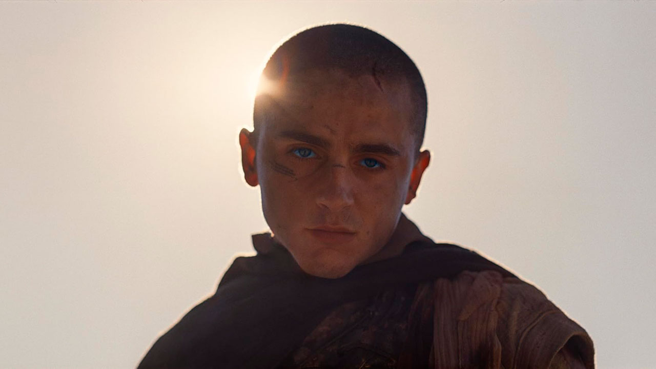 Timothée Chalamet como Paul Atreides en Dune: Parte Tres