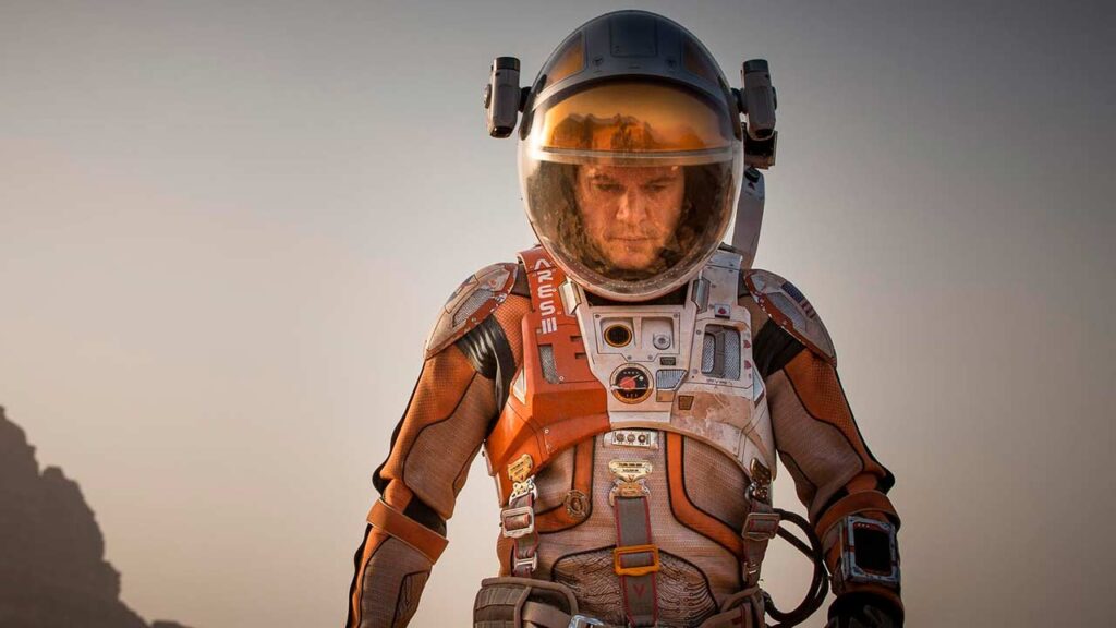 Matt Damon como Mark Watney en Marte (The Martian)
