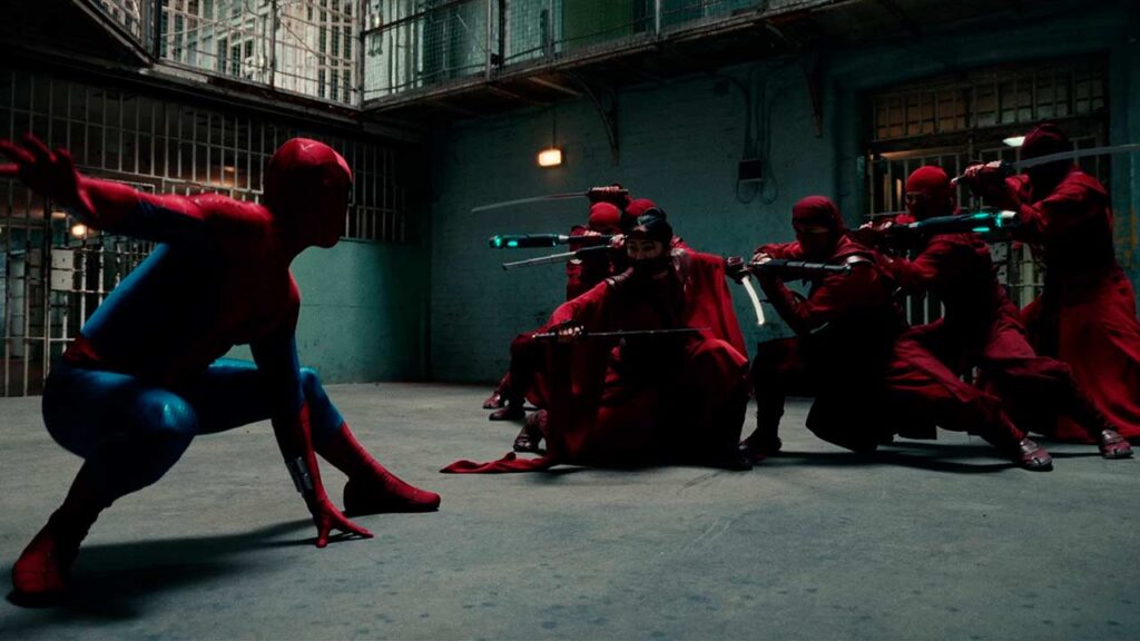 Spider-Man lucha contra La Mano en Spider-Man: Brand New Day