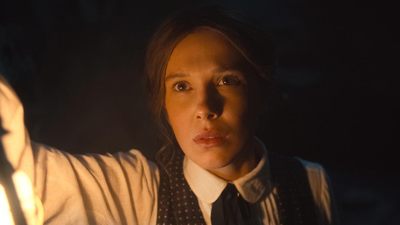 Millie Bobby Brown como Enola Holmes en Enola Holmes 3