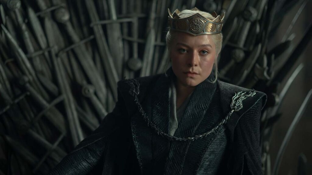 Emma D'Arcy como Rhaenyra en el episodio 3 de la temporada 3 de La Casa del Dragón