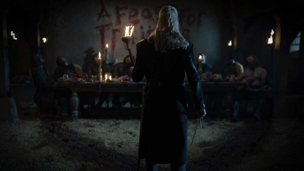 Matt Smith como Daemon en el episodio 3x05 de La Casa del Dragón
