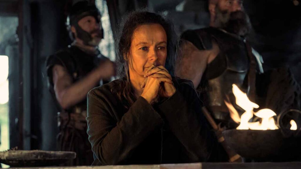 Samantha Morton como Circe en La Odisea de Christopher Nolan