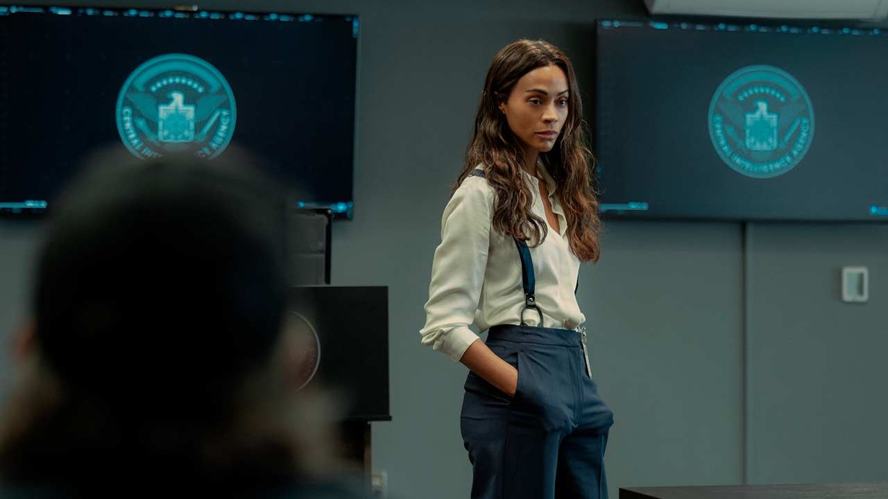 Zoe Saldaña como Joe en la temporada 3 de Lioness