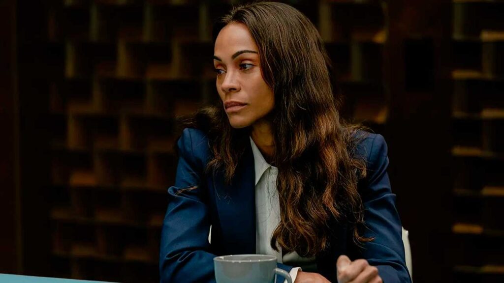 Zoe Saldaña como Joe en el episodio 3 de la temporada 3 de Lioness