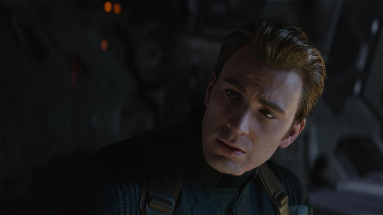 Chris Evans como Steve Rogers en Vengadores: Endgame