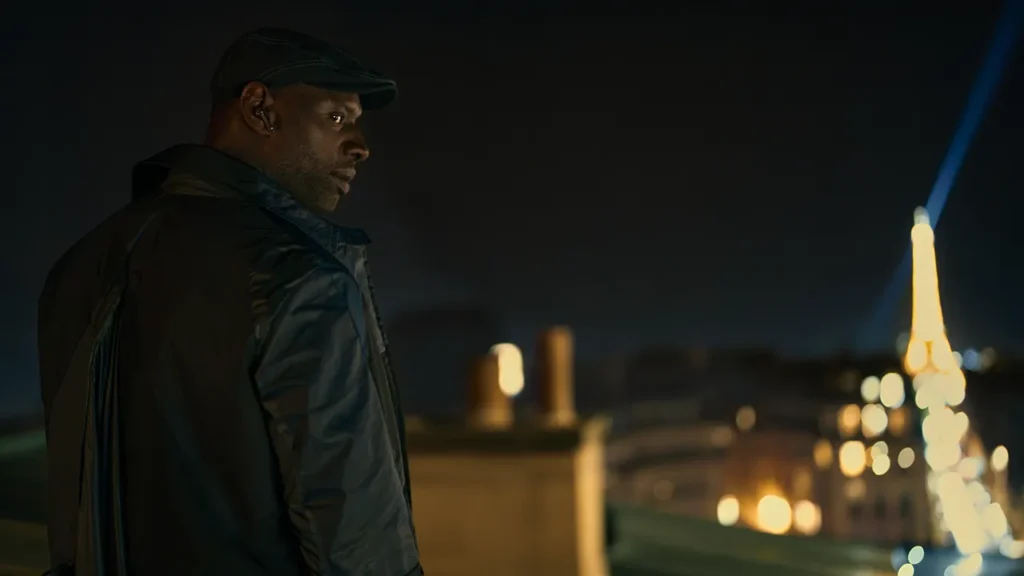 Omar Sy como Assane en el episodio 1 de la temporada 4 de Lupin